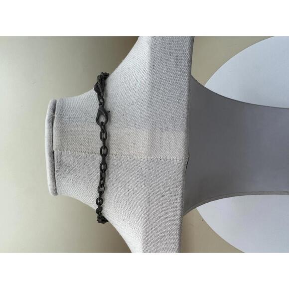 Vintage Style Cross Pendant Necklace with Rhinestones - Picture 8 of 9